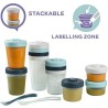 BÉABA - Lot 12 Portions Conservation et 2 Cuilleres Silicone - Pack 1