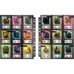 Classeur de 10 feuilles avec 9 pochettes - Konix - Jeux de cartes a co