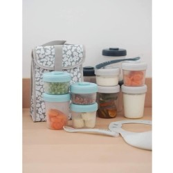 BÉABA - Lot 12 Portions Conservation et 2 Cuilleres Silicone - Pack 1