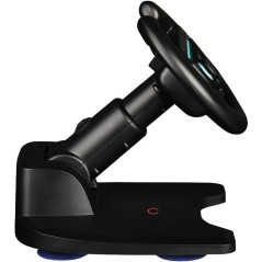 Volant Racing Wheel - Manette Joy-Con Nintendo Switch 2 - Konix - Compatible Mario Kart World - Fixation ventouse - Noir