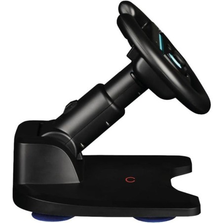 Volant Racing Wheel - Manette Joy-Con Nintendo Switch 2 - Konix - Compatible Mario Kart World - Fixation ventouse - Noir