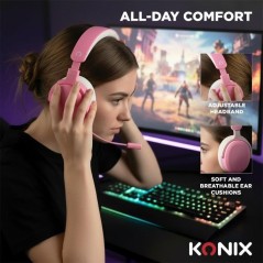Casque gaming - Filaire - Konix - Nintendo Switch 2, PS5 et Xbox Serie