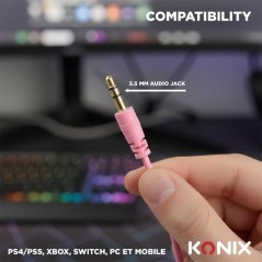 Casque gaming - Filaire - Konix - Nintendo Switch 2, PS5 et Xbox Serie