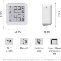 Thermometre et Hygrometre - KONYKS - Termo 2 - Intérieur - Détecteur