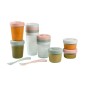 BÉABA - Lot 12 Portions Conservation et 2 Cuilleres Silicone - Pack 1er Repas - Eucalyptus