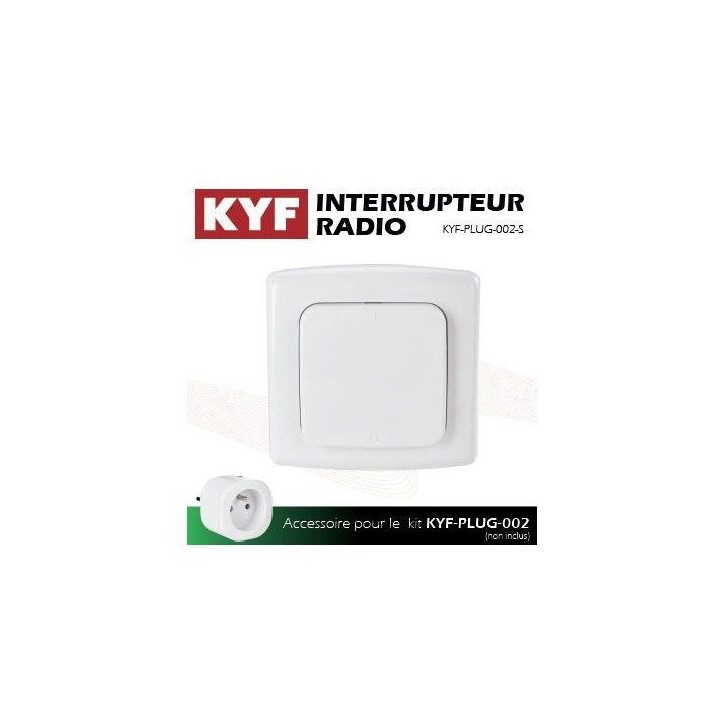 Interrupteur intérieur - KYF - Pour prise KYF - PLUG - 001 et KYF - PLUG - 003 Interrupteur intérieur - KYF - Pour prise KYF - PLUG - 001 et KYF - PLUG - 003