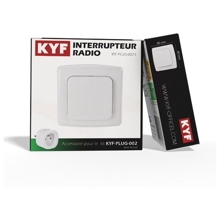 Interrupteur intérieur - KYF - Pour prise KYF - PLUG - 001 et KYF - PLUG - 003 Interrupteur intérieur - KYF - Pour prise KYF - PLUG - 001 et KYF - PLUG - 003