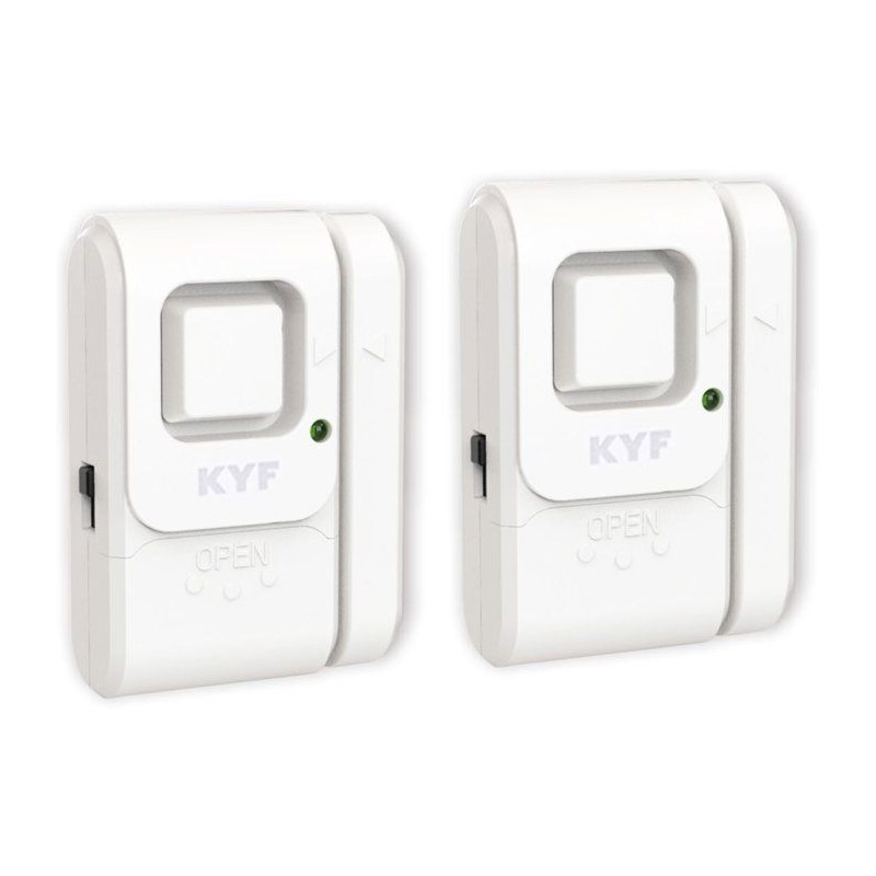 Lot de 2 mini alarmes - KYF - Fenetre/porte - Fonction carillon