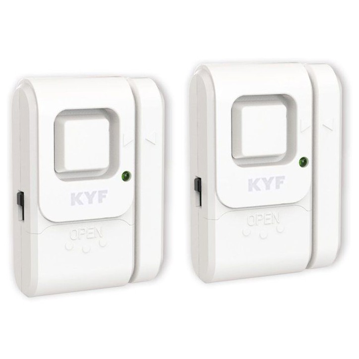 Lot de 2 mini alarmes - KYF - Fenetre/porte - Fonction carillon