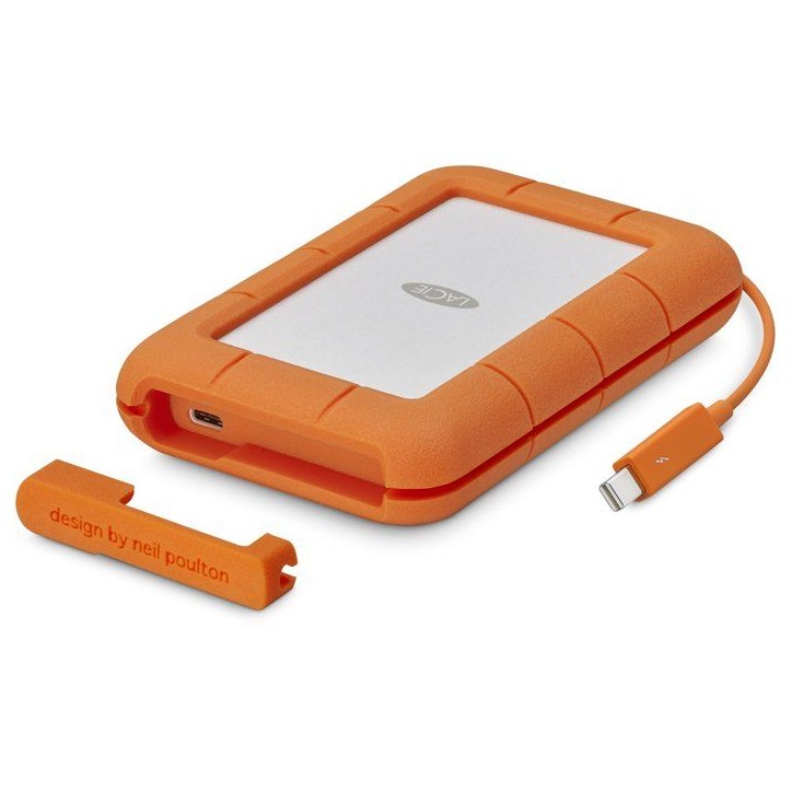 Disque dur externe - LACIE - Rugged USB-C STFR5000800 - 5 To - 3.2 Gen 1 - Gris / Jaune Disque dur externe - LACIE - Rugged USB-C STFR5000800 - 5 To - 3.2 Gen 1 - Gris / Jaune