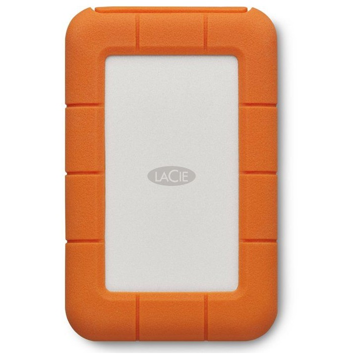Disque dur externe - LACIE - Rugged USB-C STFR5000800 - 5 To - 3.2 Gen 1 - Gris / Jaune Disque dur externe - LACIE - Rugged USB-C STFR5000800 - 5 To - 3.2 Gen 1 - Gris / Jaune