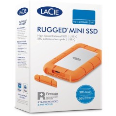 Disque dur externe - LACIE - Rugged Mini STJJ5000400 - 5 To - 3.2 Gen