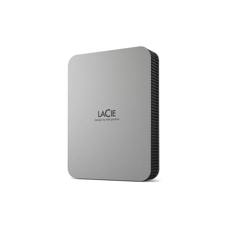 Disque dur externe LaCie Mobile Drive Moon Silver USB-C STLP5000400 - 5To Disque dur externe LaCie Mobile Drive Moon Silver USB-C STLP5000400 - 5To