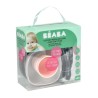 Coffret Repas Silicone - BEABA - Night Blue - Assiette, Bol, Verre, Cu