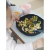Coffret Repas Silicone - BEABA - Night Blue - Assiette, Bol, Verre, Cu
