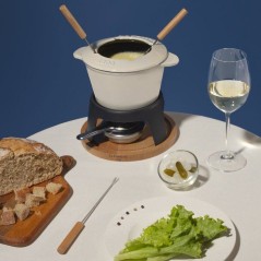 Fondue en fonte émaillée - LA FONDERIE 1890 - MONT JOLY - 1,2 L - 4