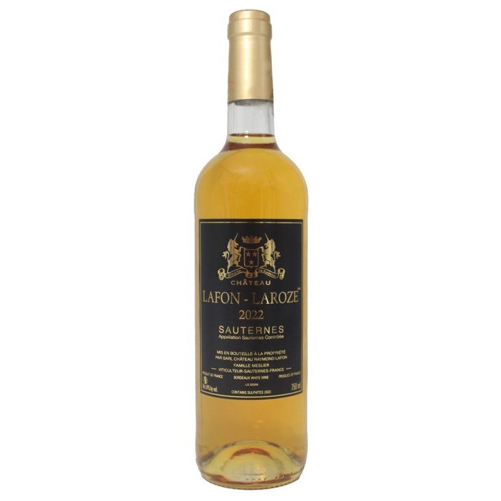 Château Lafon-Laroze 2022 Sauternes - Vin blanc de Bordeaux