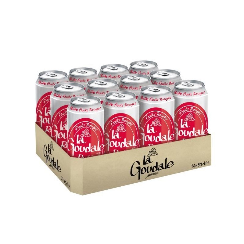 Goudale Rubis 5° - 12 boites de 50cl