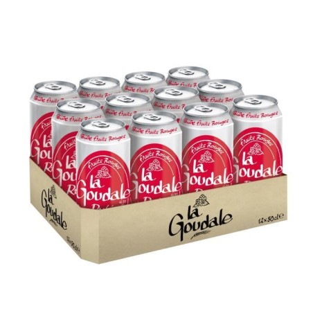 Goudale Rubis 5° - 12 boites de 50cl