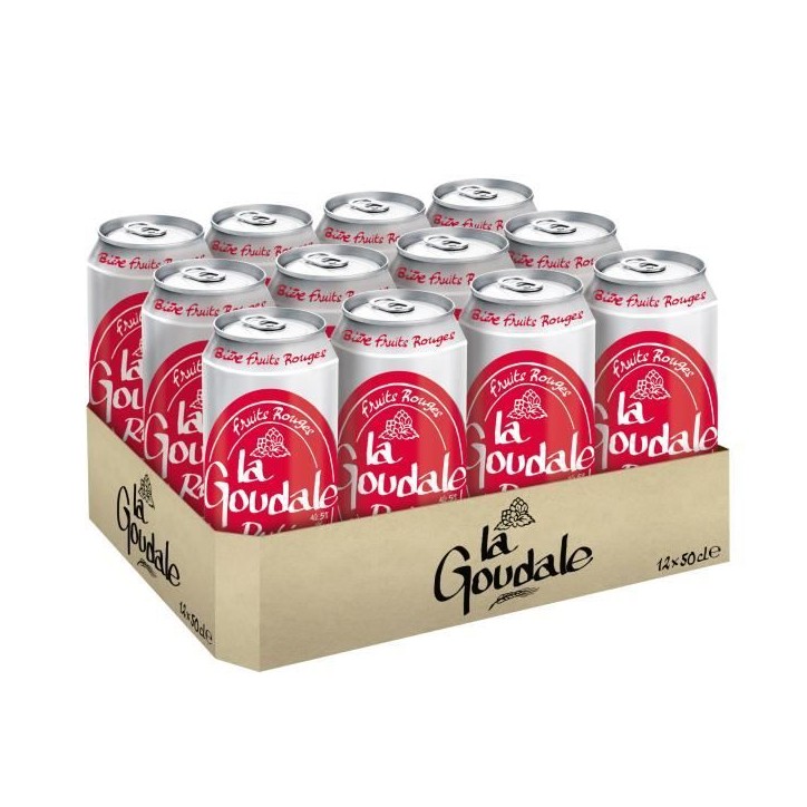 Goudale Rubis 5° - 12 boites de 50cl Goudale Rubis 5° - 12 boites de 50cl