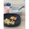 Coffret Repas Silicone - BEABA - Night Blue - Assiette, Bol, Verre, Cu
