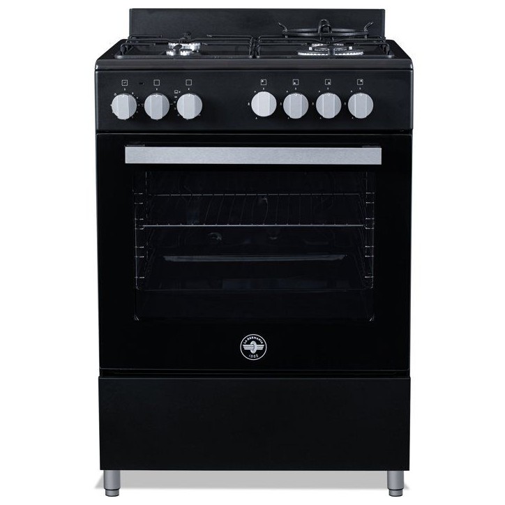 Cuisiniere a gaz BERTAZZONI LA GERMANIA PIA60GN - 4 foyers - 10,35 kW - 60 cm - Noir Cuisiniere a gaz BERTAZZONI LA GERMANIA PIA60GN - 4 foyers - 10,35 kW - 60 cm - Noir
