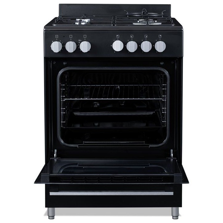 Cuisiniere a gaz BERTAZZONI LA GERMANIA PIA60GN - 4 foyers - 10,35 kW - 60 cm - Noir Cuisiniere a gaz BERTAZZONI LA GERMANIA PIA60GN - 4 foyers - 10,35 kW - 60 cm - Noir