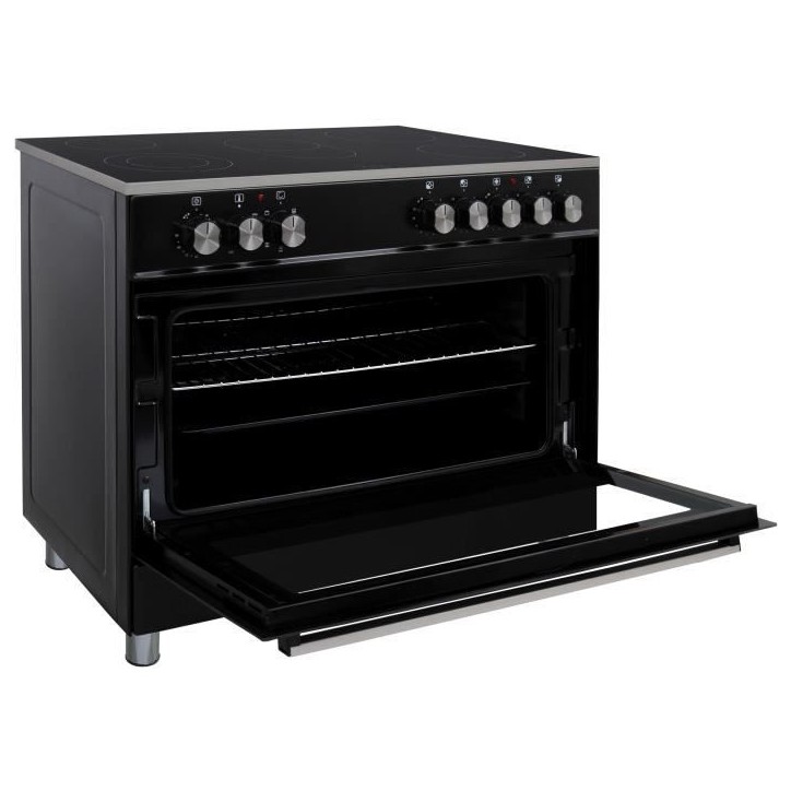 Cuisiniere vitrocéramique BERTAZZONI LA GERMANIA CD9VN - 5 foyers - 2730 W - 90 cm Cuisiniere vitrocéramique BERTAZZONI LA GERMANIA CD9VN - 5 foyers - 2730 W - 90 cm