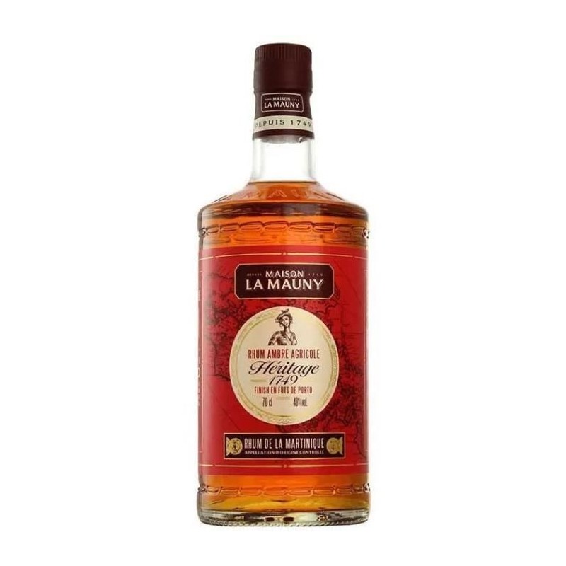 Maison La Mauny - Héritage - 1749 - Rhum - 40,0% Vol. - 70cl