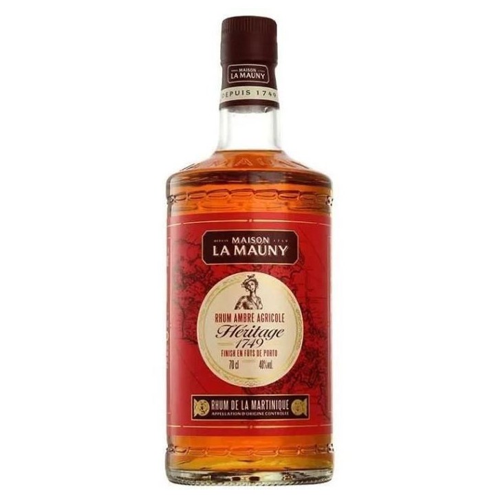 Maison La Mauny - Héritage - 1749 - Rhum - 40,0% Vol. - 70cl