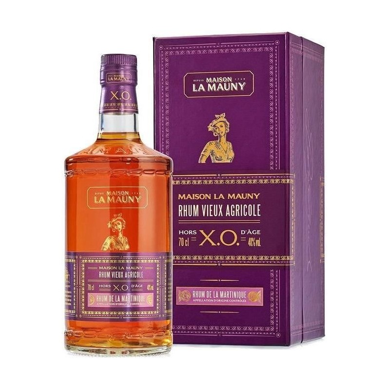 Maison La Mauny - XO - Rhum vieux agricole - 40,0% Vol. - 70cl