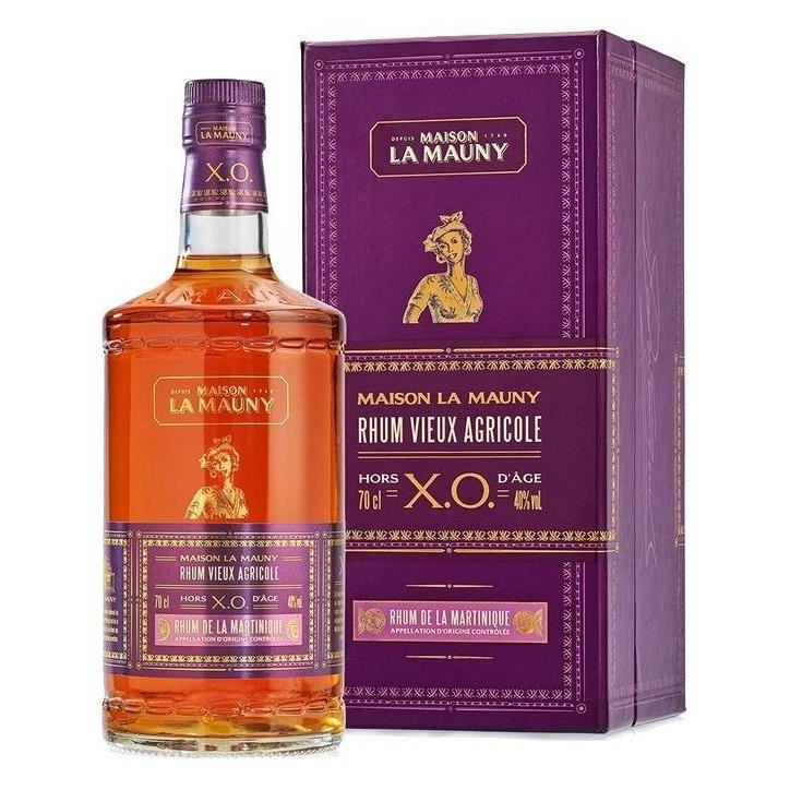 Maison La Mauny - XO - Rhum vieux agricole - 40,0% Vol. - 70cl