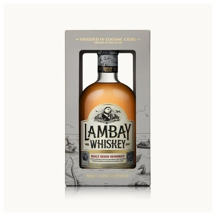 LAMBAY WHISKEY Irish Malt - Whiskey Irlandais - 43% 70cl LAMBAY WHISKEY Irish Malt - Whiskey Irlandais - 43% 70cl
