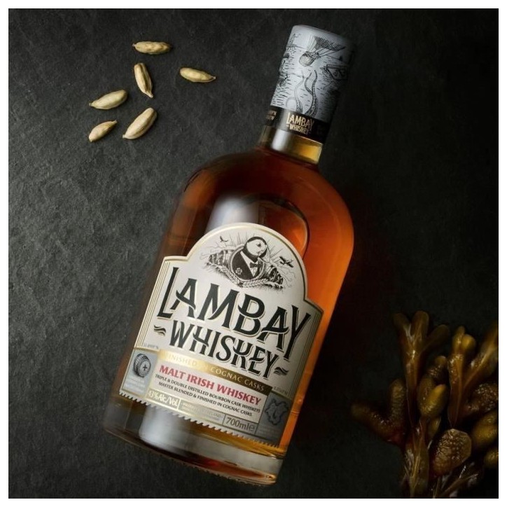 LAMBAY WHISKEY Irish Malt - Whiskey Irlandais - 43% 70cl LAMBAY WHISKEY Irish Malt - Whiskey Irlandais - 43% 70cl