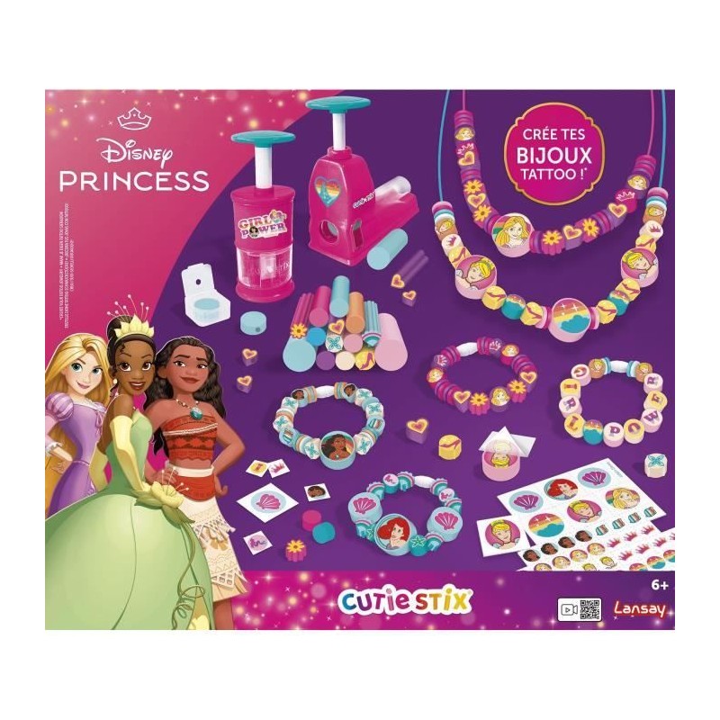 Atelier créatif - LANSAY - Disney Princess - 14 Stix - Découpe et pe