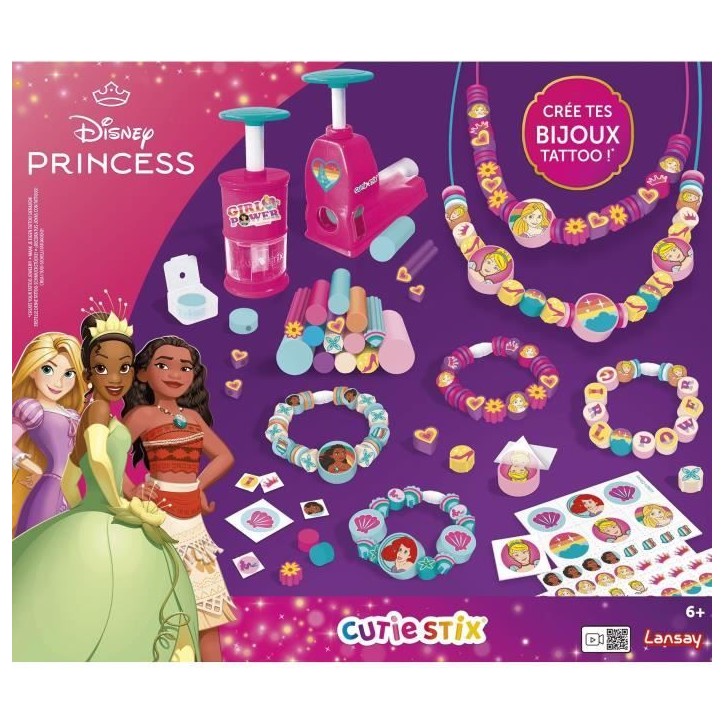 Atelier créatif - LANSAY - Disney Princess - 14 Stix - Découpe et perçage - Des 6 ans Atelier créatif - LANSAY - Disney Princess - 14 Stix - Découpe et perçage - Des 6 ans