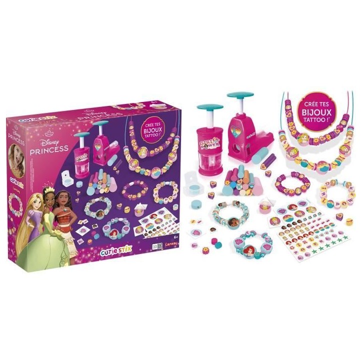 Atelier créatif - LANSAY - Disney Princess - 14 Stix - Découpe et perçage - Des 6 ans Atelier créatif - LANSAY - Disney Princess - 14 Stix - Découpe et perçage - Des 6 ans