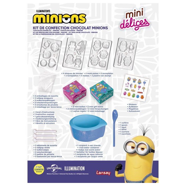 Mini délices - LANSAY - Choco Minions - Des 6 ans Mini délices - LANSAY - Choco Minions - Des 6 ans
