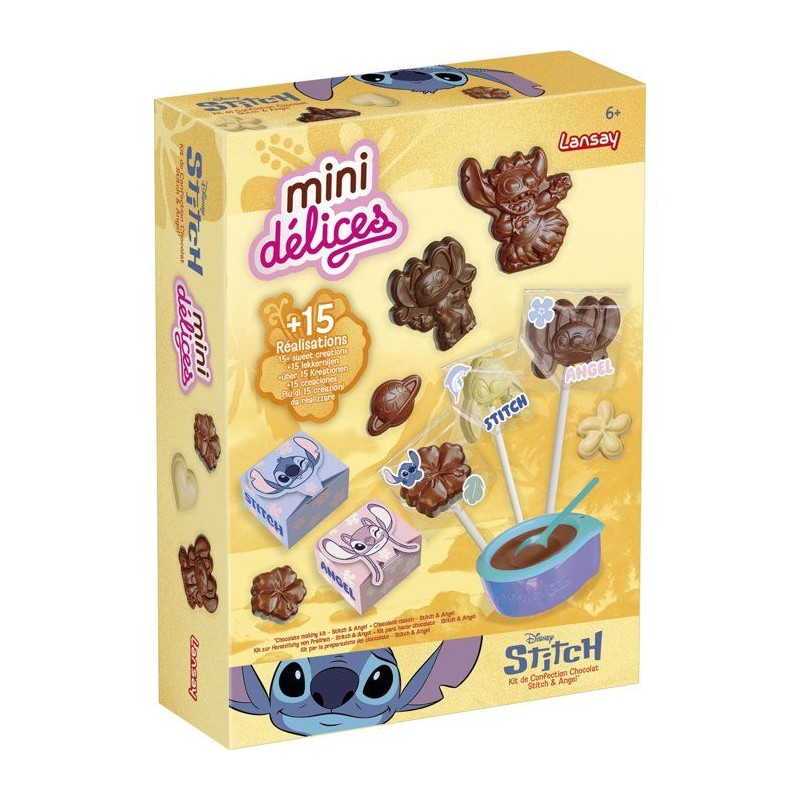 Mini délices - LANSAY - Kit de confection chocolat Stitch & Angel - D