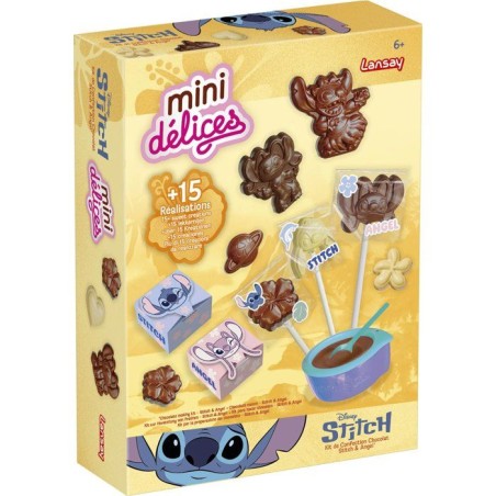 Mini délices - LANSAY - Kit de confection chocolat Stitch & Angel - D
