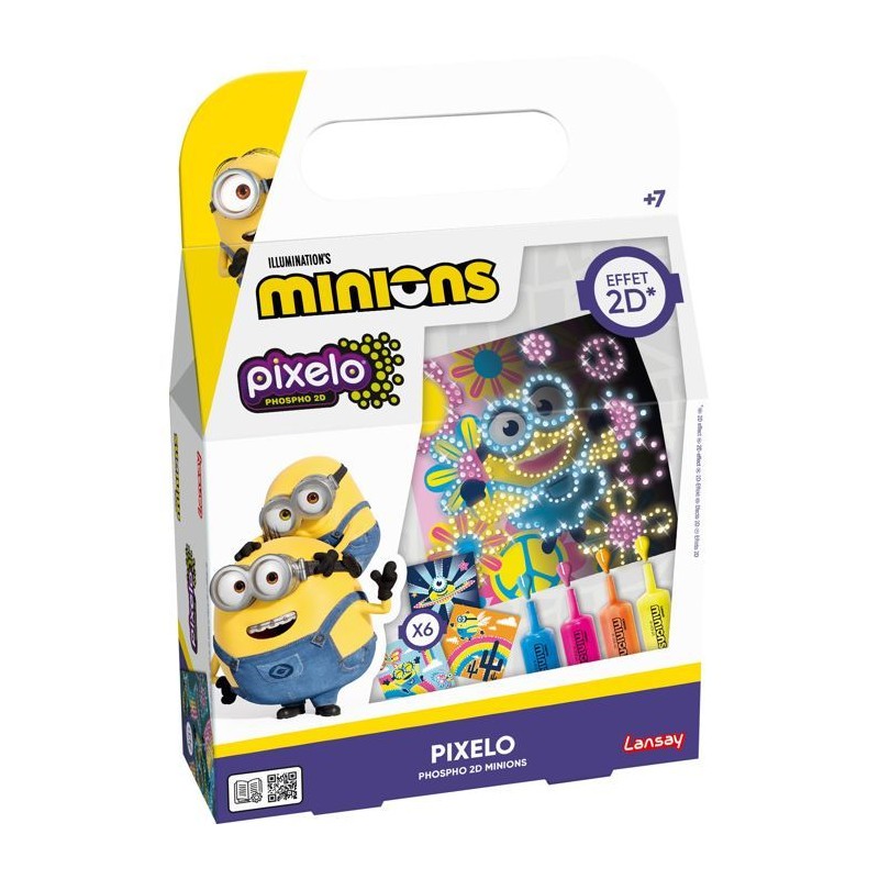 Pixelo - LANSAY - Phospho 2D Minions - Des 7 ans