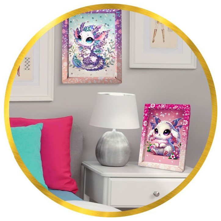 Kit loisir créatif - LANSAY - Collection sequins féérique - Dragon - Des 6 ans Kit loisir créatif - LANSAY - Collection sequins féérique - Dragon - Des 6 ans