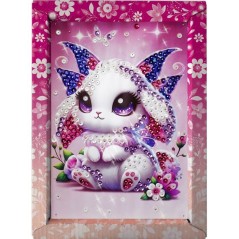 Kit loisir créatif - LANSAY - Collection sequins féérique - Lapin -