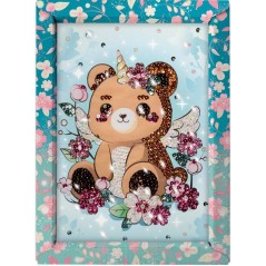 Kit loisir créatif - LANSAY - Collection sequins féérique - Ourson