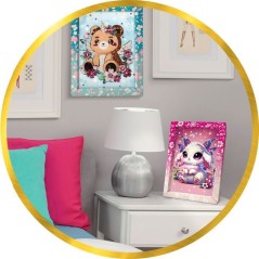 Kit loisir créatif - LANSAY - Collection sequins féérique - Ourson
