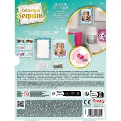Kit loisir créatif - LANSAY - Collection sequins féérique - Ourson