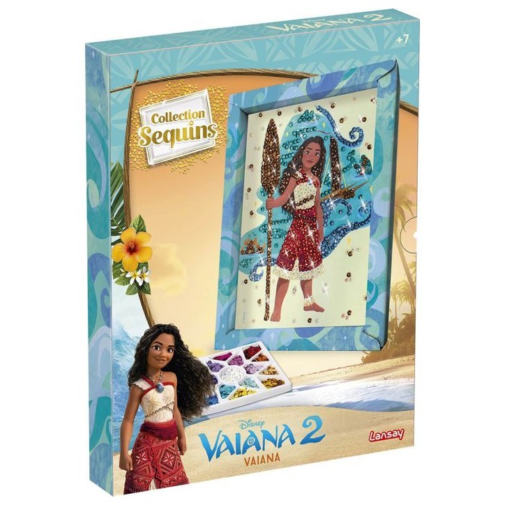 Kit loisir créatif - LANSAY - Collection sequins - Vaiana - Des 7 ans Kit loisir créatif - LANSAY - Collection sequins - Vaiana - Des 7 ans