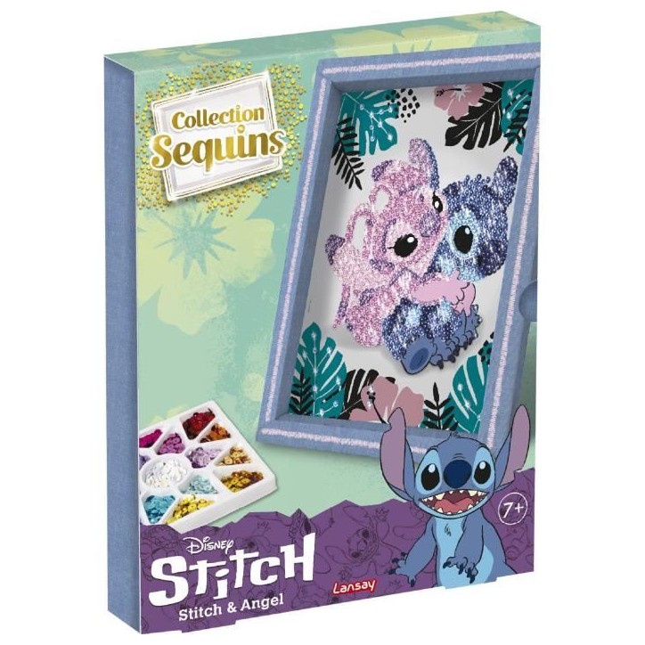 Jeu de création - LANSAY - Collection sequins - STITCH & ANGEL - Des 7 ans Jeu de création - LANSAY - Collection sequins - STITCH & ANGEL - Des 7 ans