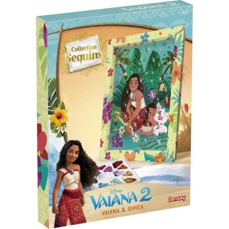 Kit loisir créatif - LANSAY - Collection sequins - VAIANA & SIMEA - D