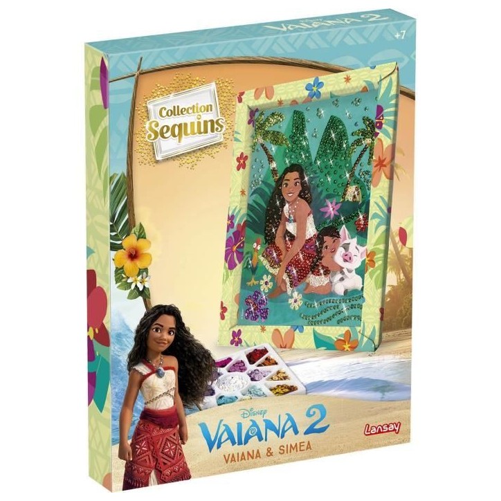 Kit loisir créatif - LANSAY - Collection sequins - VAIANA & SIMEA - Des 7 ans Kit loisir créatif - LANSAY - Collection sequins - VAIANA & SIMEA - Des 7 ans